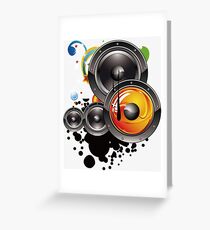Altavoz música Greeting Card