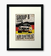 Group B Legends - Audi Quattro A2 Framed Print