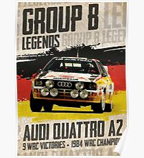 Group B Legends - Audi Quattro A2 Poster