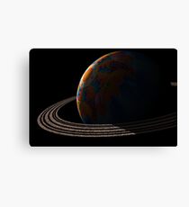Planetary Eclipse Canvas Print