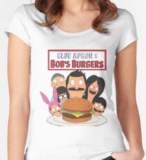 Bobs Burger Family Women's Fitted Scoop T-Shirt