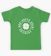 Glückliches St. Patricks Tagesgrüße glückliches T-Shirt Kinder T-Shirt