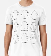 Ice Bear Moods Premium T-Shirt