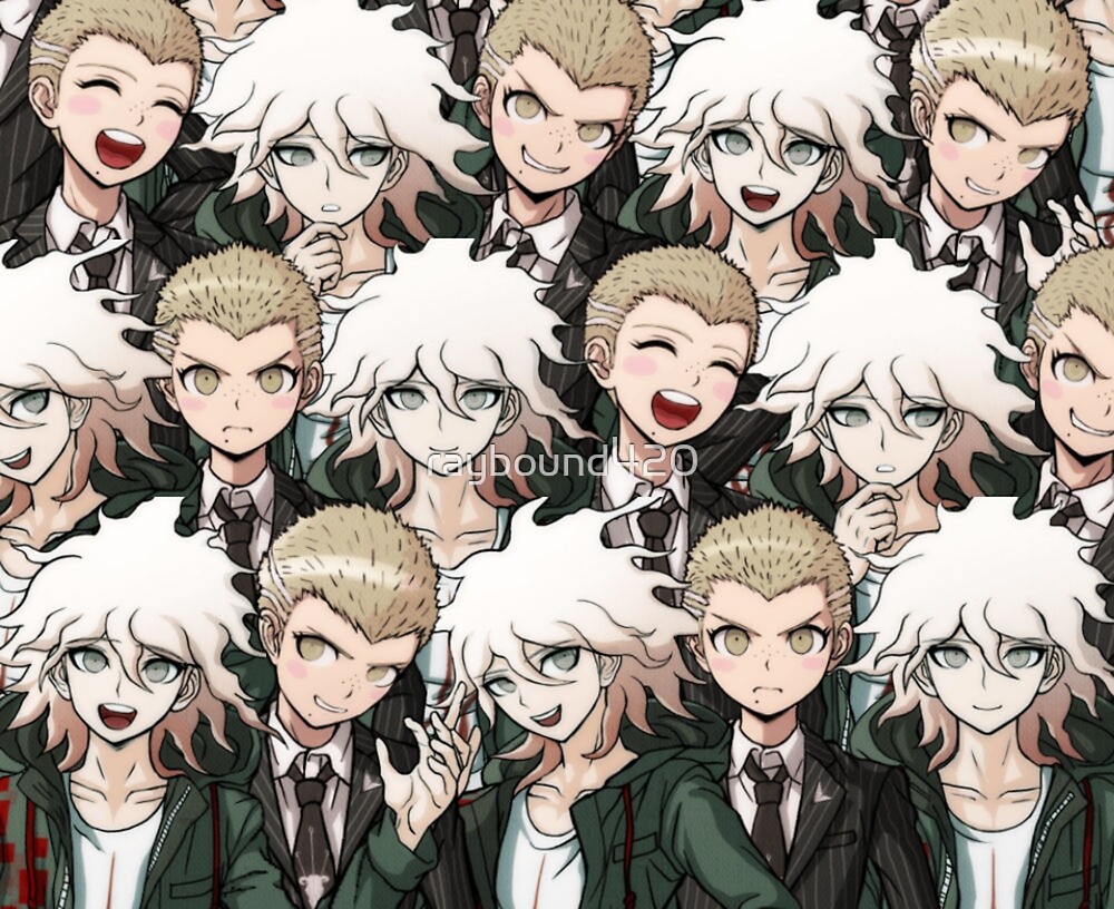 "Nagito Komaeda/Fuyuhiko Kuzuryu" by raybound420 Redbubble