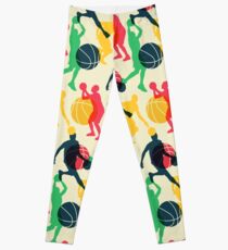 Basketball Sport Ball Team Pattern Leggings