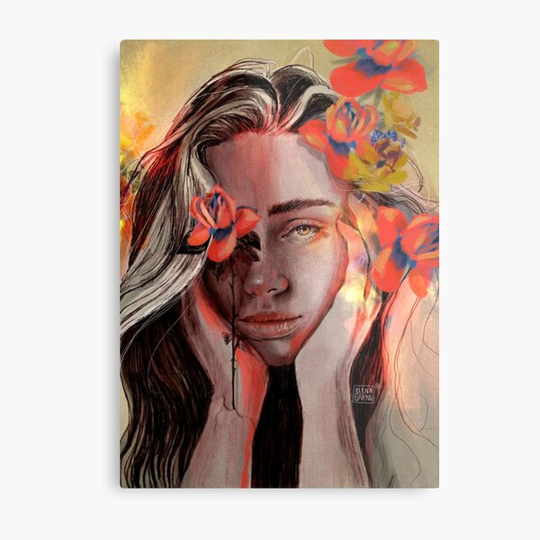 ROSE Metal Print