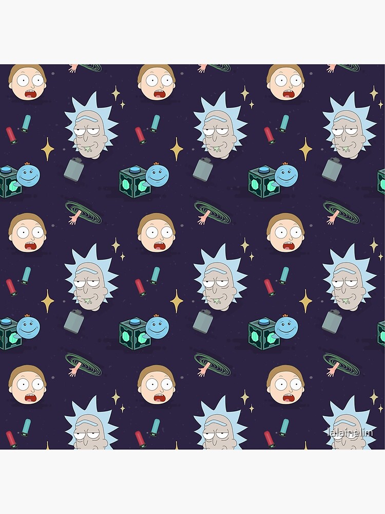 Rick and Morty's Adventure in Space (Patterns Please) by lalainelim