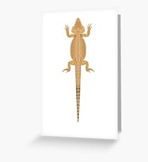 Bearded dragon Greeting Card