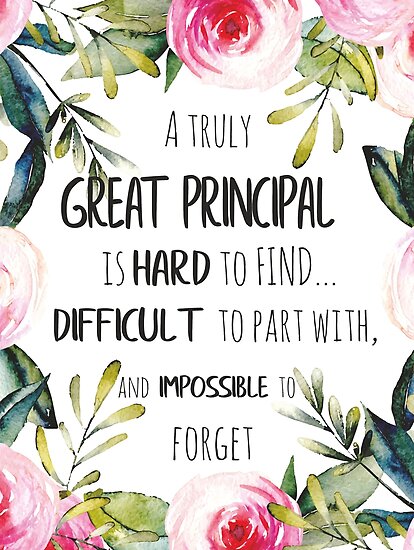 Inspirational Quotes School Principals