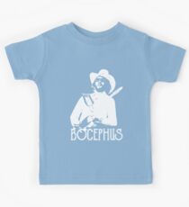 Bocephus - Hank Williams Jr - Weiße Schablone Kinder T-Shirt
