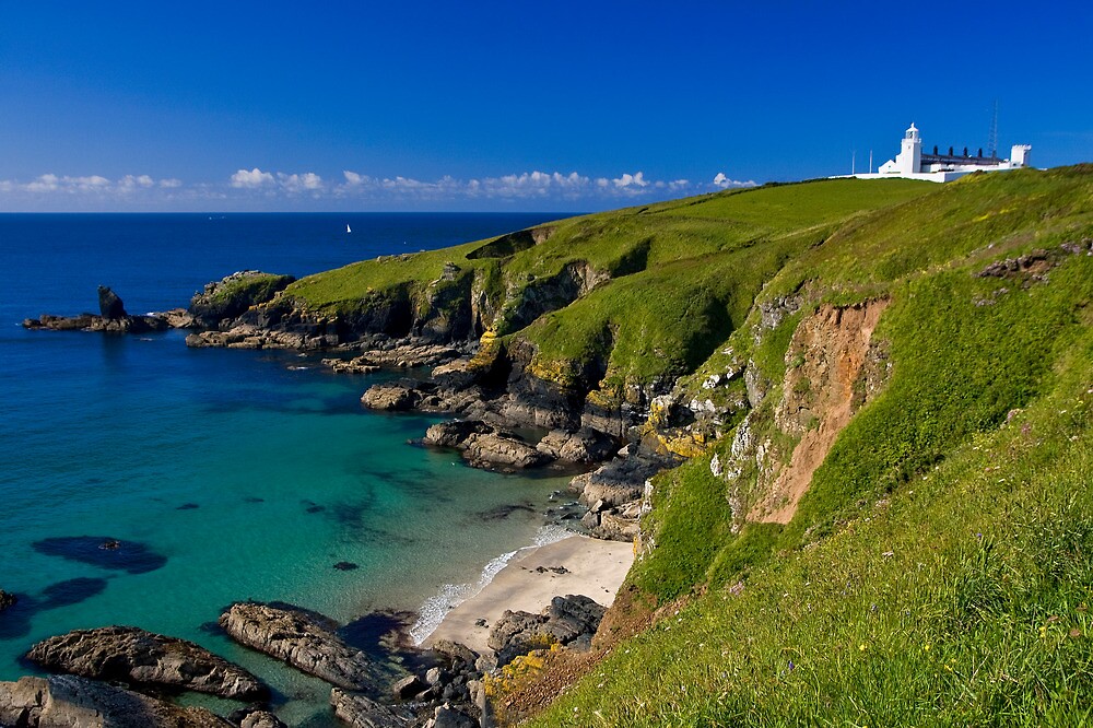 "The Lighthouse at Lizard Point, Cornwall" by Hugster62 