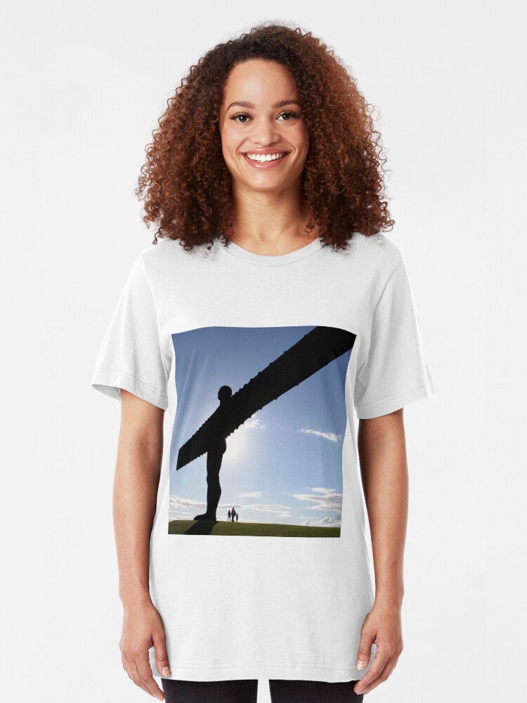 Alternate view of Angel of the North Slim Fit T-Shirt