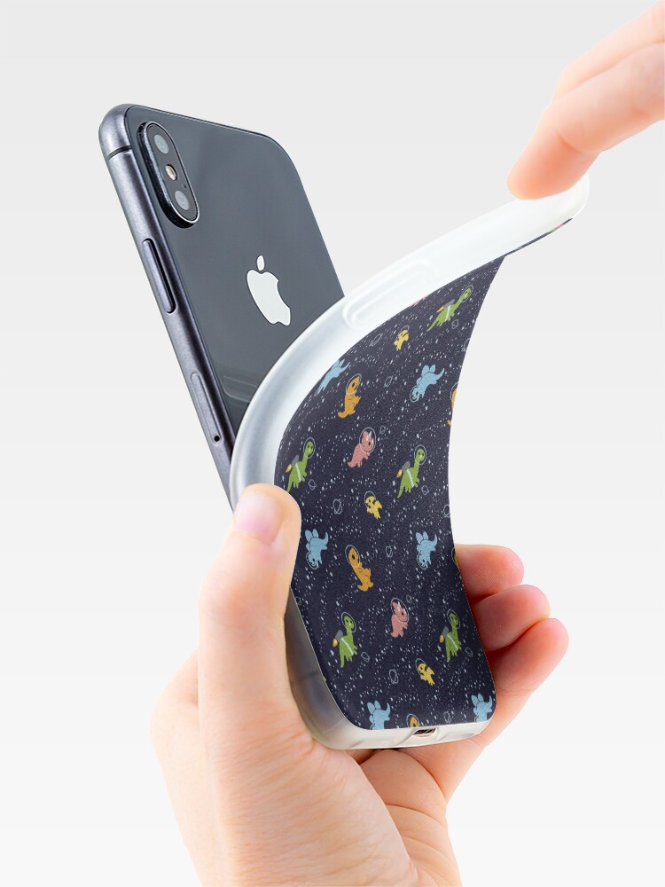 Alternate view of Dinosaurs In Space iPhone Case & Cover