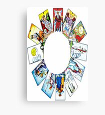 CIRCLE OF TAROT BY LIZ LOZ Metal Print