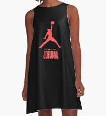 Michael Jordan Red A-Line Dress
