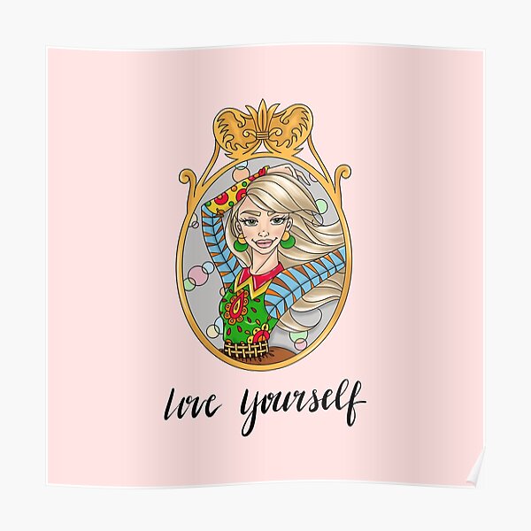 SOPHIE Love Yourself in Pink by Silvana Arias Poster