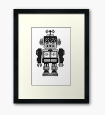Retro Robot Framed Print