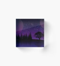 Sternenhimmel Acrylblock
