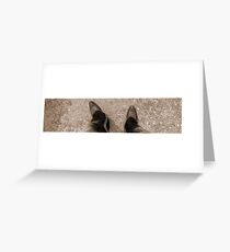 Lizard Skin Cowboy Greeting Card