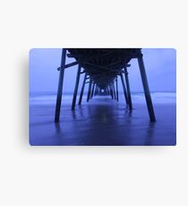 Pier After Dark Canvas Print