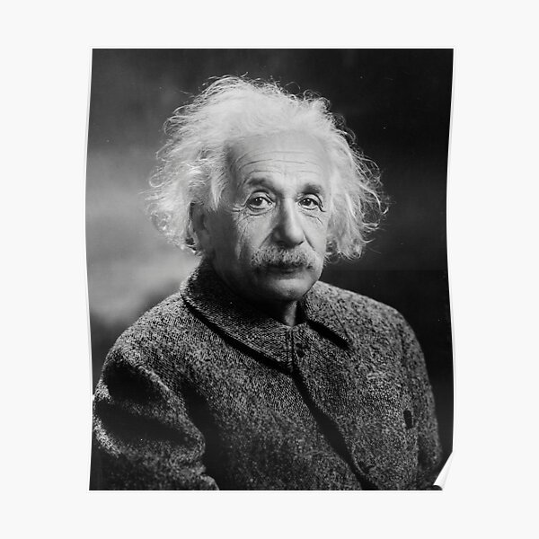 Albert Einstein Posters Redbubble