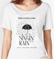 Singin' in the Rain Movie Poster Women's Relaxed Fit T-Shirt