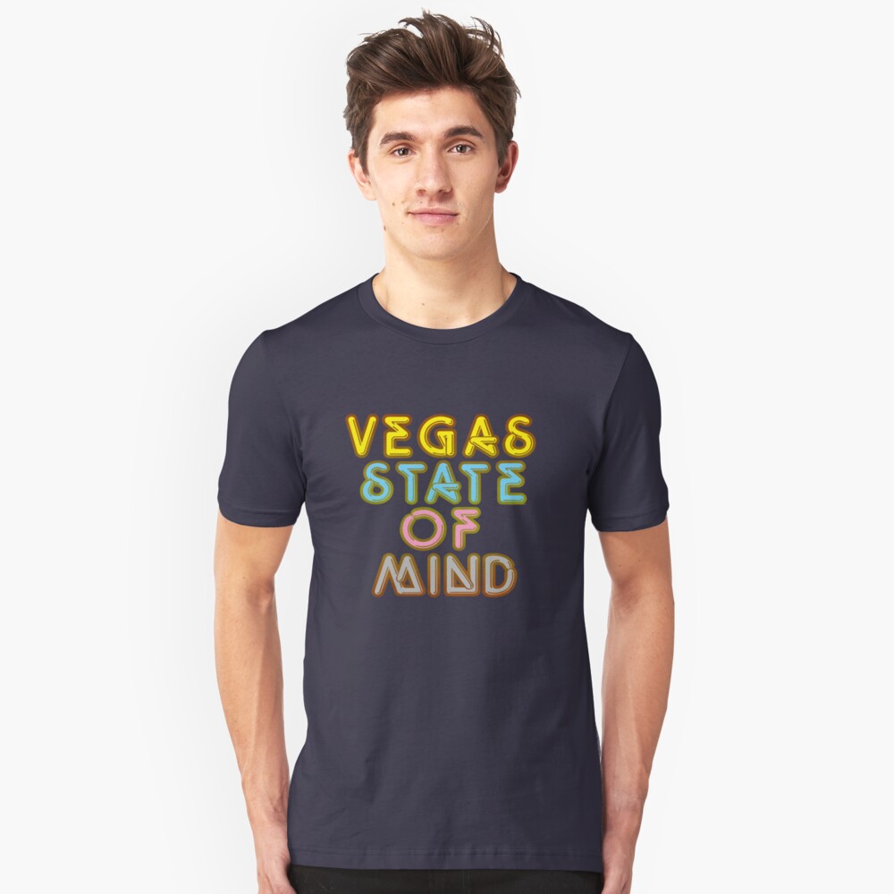 Vegas State of Mind Vacation T-shirt Slim Fit T-Shirt