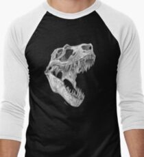 T-rex skull Men's Baseball ¾ T-Shirt