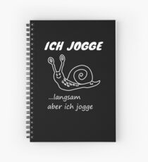 Ich jogge langsam Spiralblock