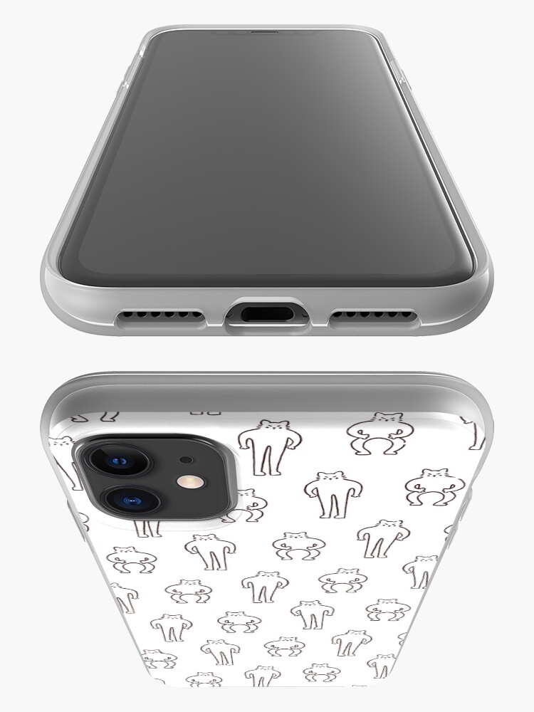 Alternate view of Flexing & Squating Cat iPhone Case & Cover