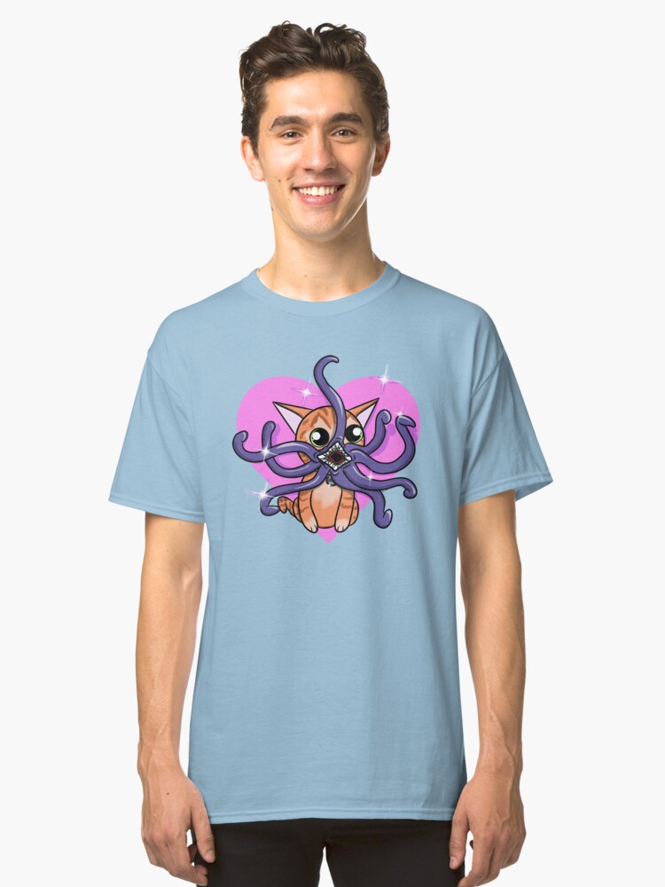 Alternate view of Love Goose the cat Classic T-Shirt