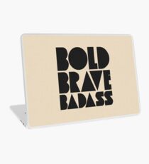 Vinilo para portátil Bold valiente audaz.