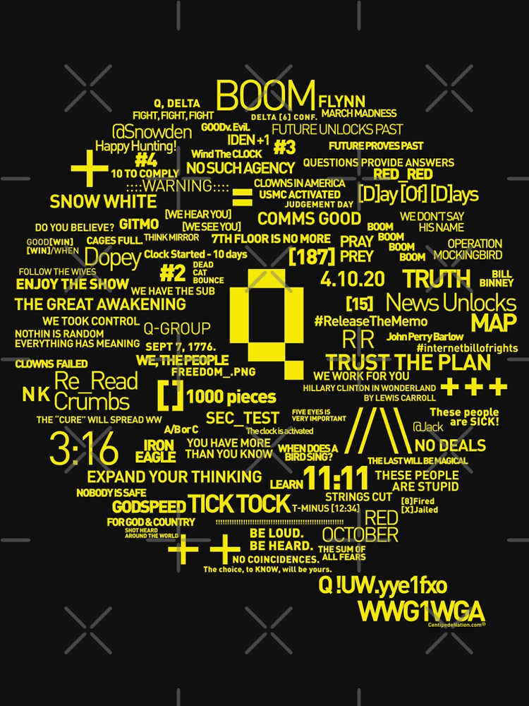 Qanon - Great Awakening - QResearch - OFFICIAL Cryptograph V2 by CentipedeNation