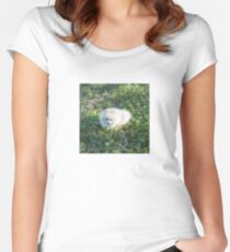 Giant peaceful marshmallow Women's Fitted Scoop T-Shirt