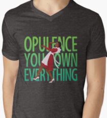Opulenz! T-Shirt mit V-Ausschnitt
