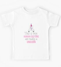 This Is my human Costume Am Really A Unicorn - Perfect Gift Unicorn Christmas Kinder T-Shirt