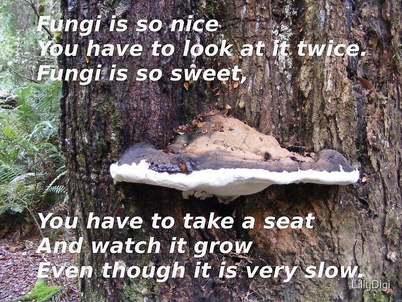 "My Fungi poem. " by LillyDigi Redbubble
