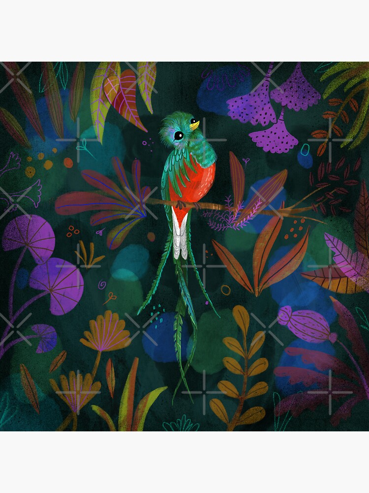 Fehérlólánya - Glowing Birds / Quetzal by ManzardCafe