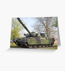 Cheftain Tank Greeting Card