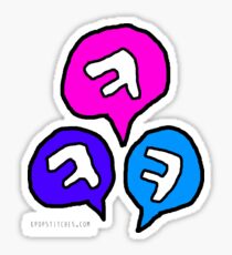 Koreanㅋㅋㅋ Ke ke ke laughing bubbles Korean Hangul Sticker