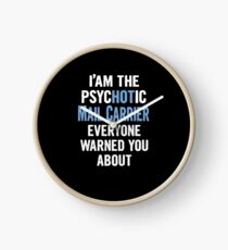 Tshirt Gift For Mail Carriers - Psychotic Clock