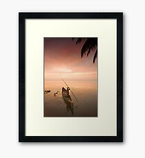 Yup, another boat Framed Print