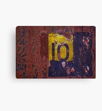 Ten Canvas Print