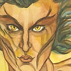 «Primer plano de halcón gorrión» de Niina Niskanen