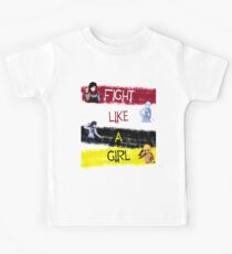 Kampf wie ein Mädchen | RWBY Kinder T-Shirt
