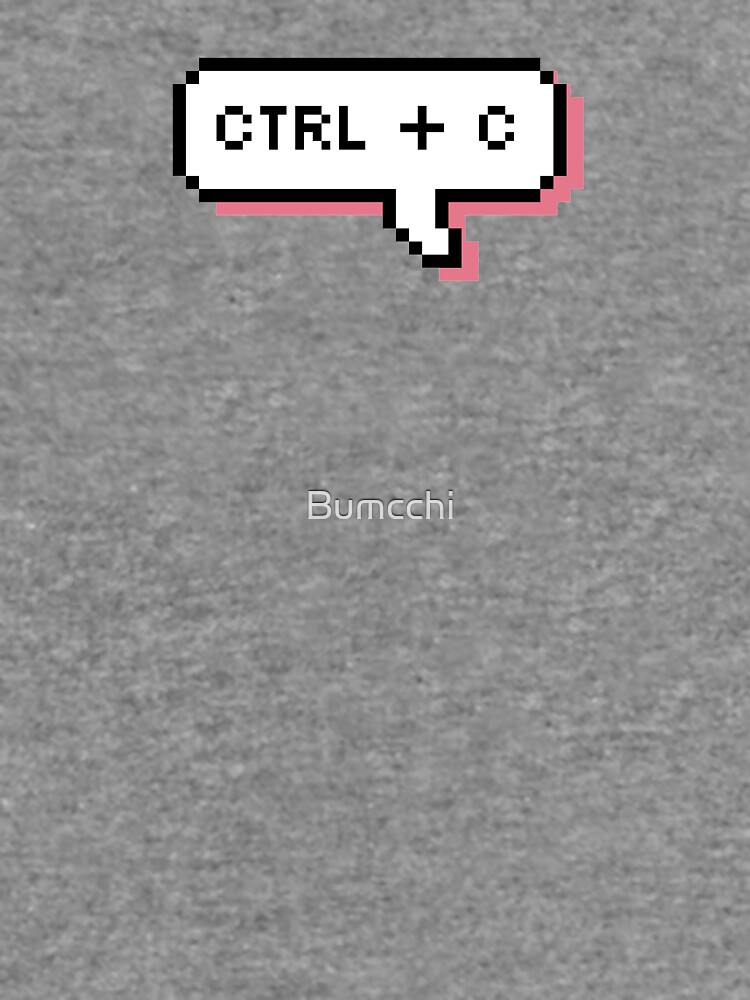 CTRL + C - Pixel Speech Bubble - (Pink) by Bumcchi