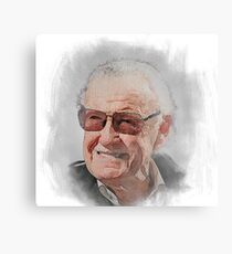 Stan Lee Aquarelle Design Metalldruck
