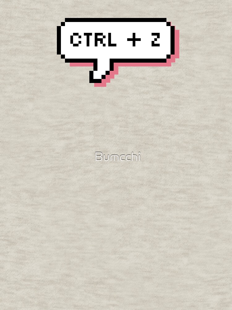 CTRL + Z - Pixel Speech Bubble - (Pink) by Bumcchi