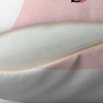 Alternate view of CTRL + V - Pixel Speech Bubble - (Pink) Throw Pillow