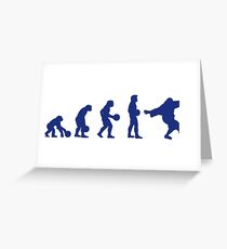 Lebowski Evolution Greeting Card